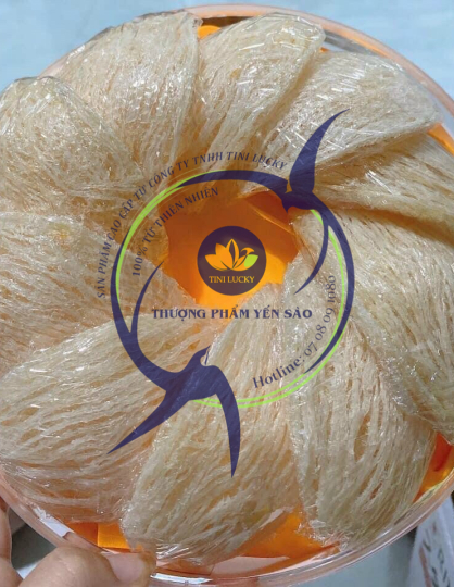 Yến Sào - Tinh Chế 100% Mặt Sợi Có Chân Tini Nest